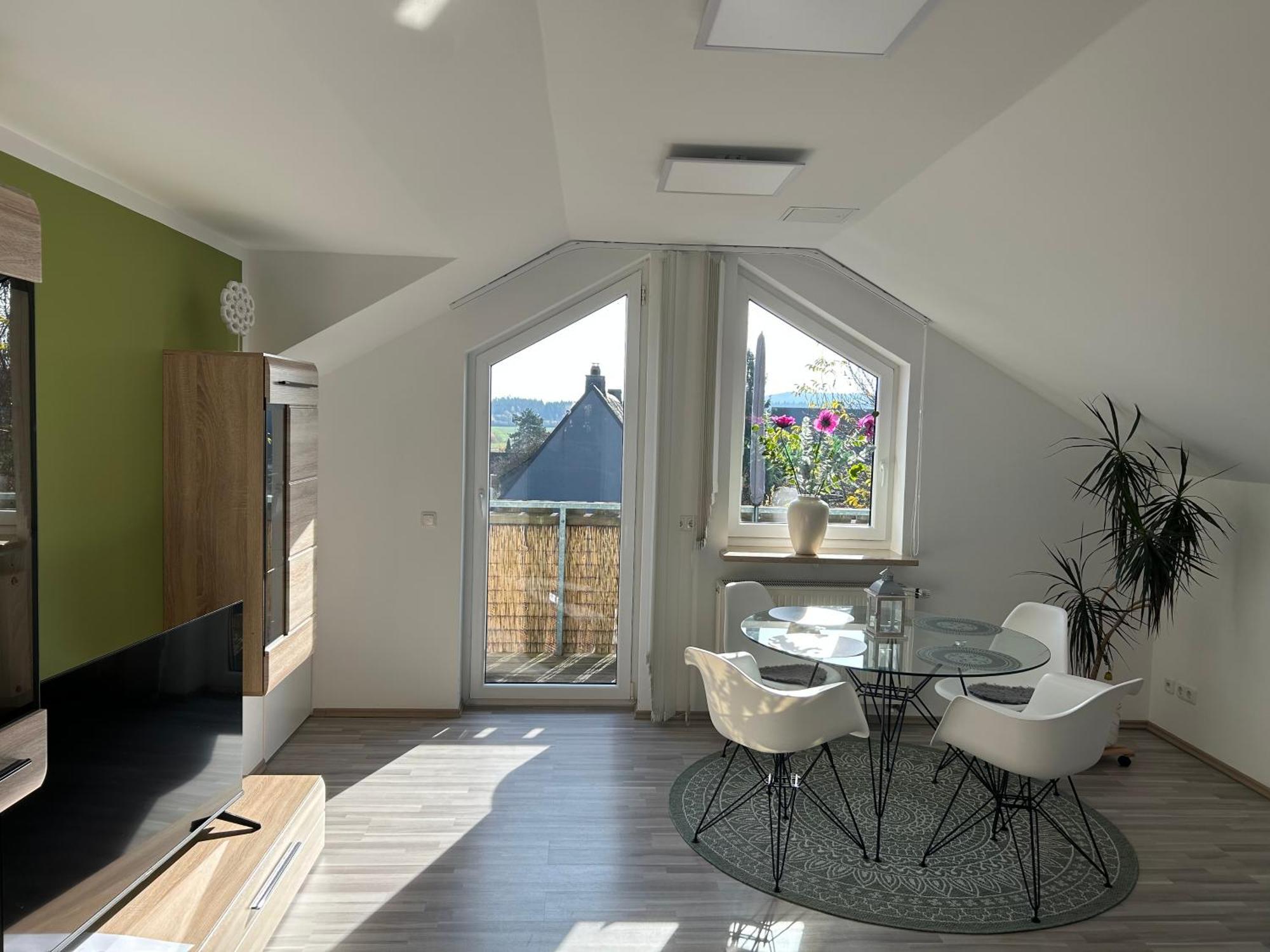 Apartment Kornbergblick Schwarzenbach an der Saale Εξωτερικό φωτογραφία